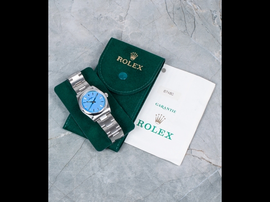 Rolex Oyster Perpetual 31 Tiffany Turchese Oyster Blue Hawaiian 67480